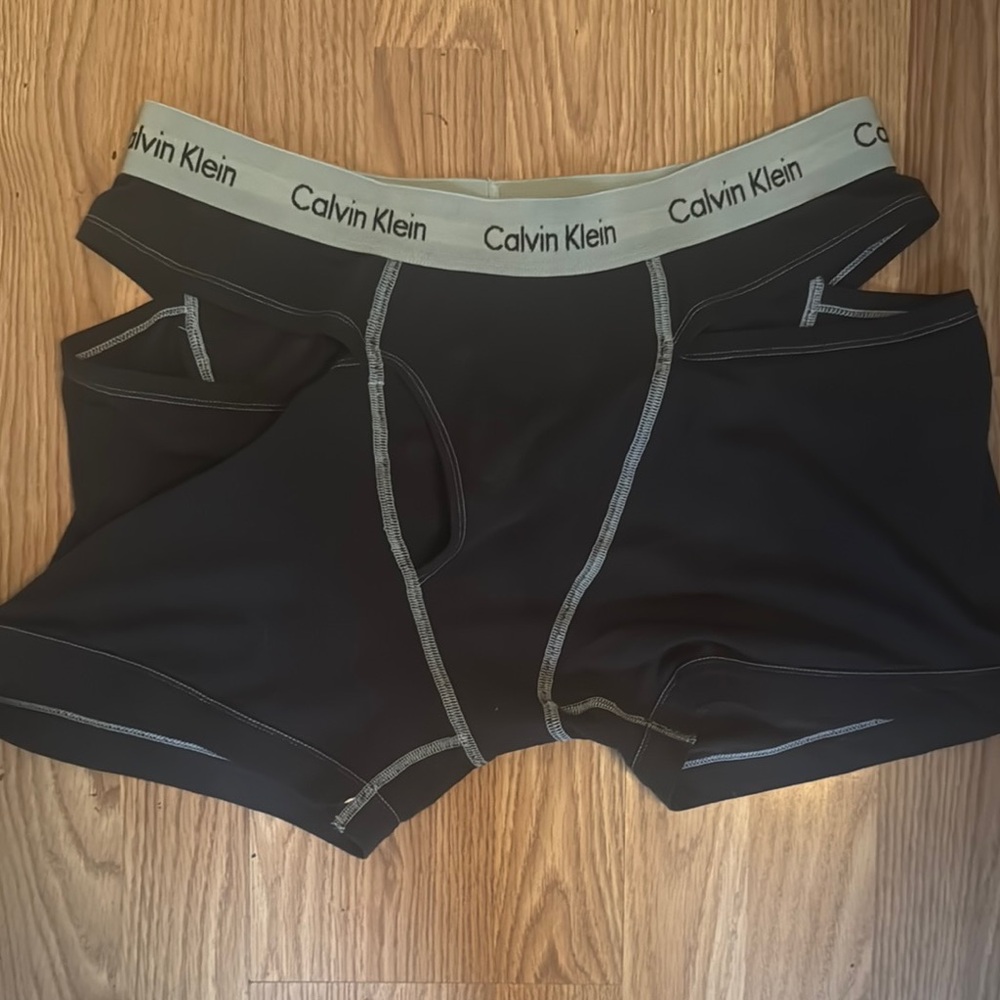 Calvin Klein deconstructed Black and Gray Boxer Briefs